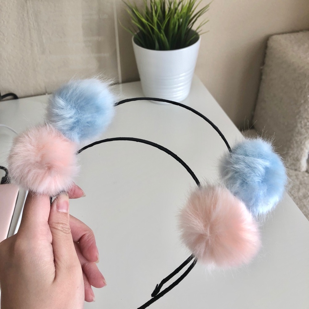 Cute rave Pom Pom headbands